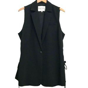 Rachel Roy Sleeveless Lace Up Blazer Vest